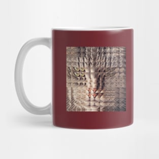 Glass Block Cat looking at you Mug